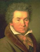 unknow artist Portrait de Ludwig van Beethoven en 1815 Germany oil painting artist
